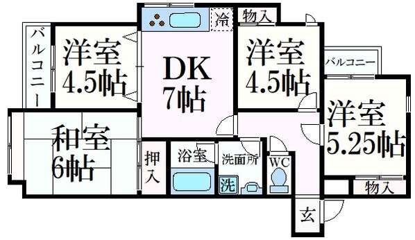 チェリーコートの物件間取画像